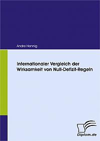 Internationaler Vergleich der Wirksamkeit von Null-Defizit-Regeln