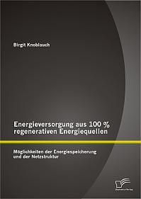 Energieversorgung aus 100 % regenerativen Energiequellen: Möglichkeiten der Energiespeicherung und der Netzstruktur