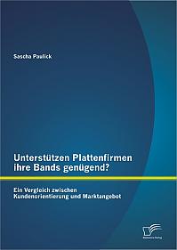 Unterstützen Plattenfirmen ihre Bands genügend? Ein Vergleich zwischen Kundenorientierung und Marktangebot