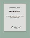 Quousque? Beiträge zur soziologischen Rechtfindung