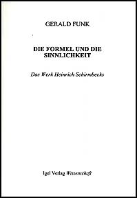 Die Formel und die Sinnlichkeit